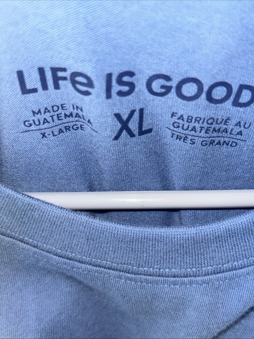 Life Is Good Light Blue Logo Tee - XL - Picture 2 of 3